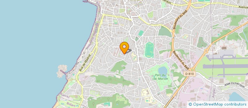 localisation de l'entreprise MONSIEUR ADRIEN DUGUET à BIARRITZ