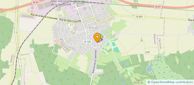 localisation de l'entreprise MONSIEUR ADRIEN DUMAIRE  BRESLES