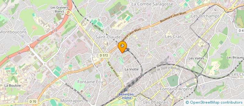 localisation de l'entreprise MONSIEUR ADRIEN DUMAZAUD  BESANCON