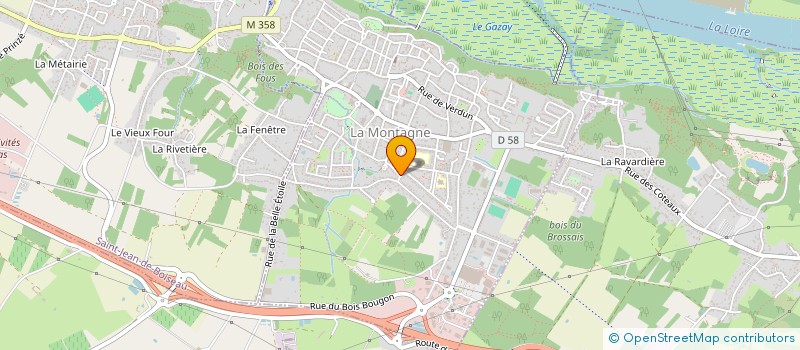 localisation de l'entreprise MONSIEUR ADRIEN DUMOULIN  LA MONTAGNE