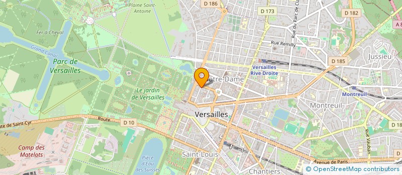 localisation de l'entreprise MONSIEUR ADRIEN DUNAT à VERSAILLES