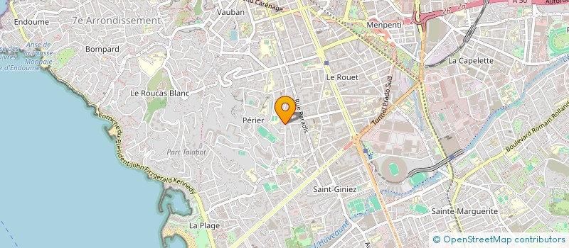 localisation de l'entreprise MONSIEUR ADRIEN DUPONT  MARSEILLE