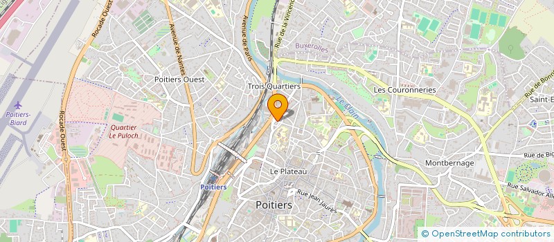 localisation de l'entreprise MONSIEUR ADRIEN DUPRE  POITIERS