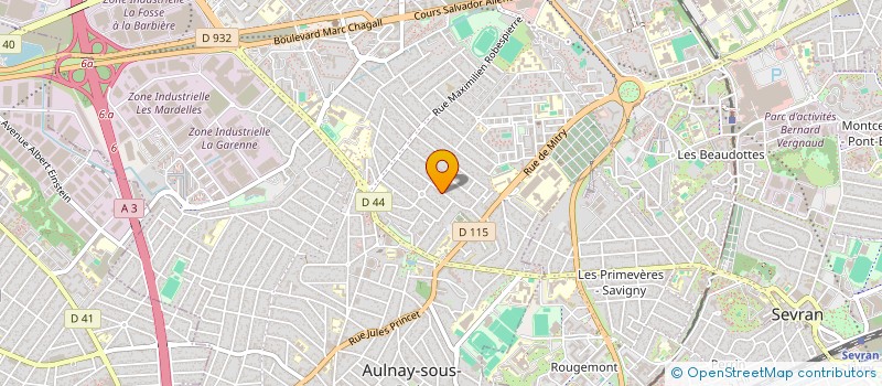 localisation de l'entreprise MONSIEUR ADRIEN DUPUIT à AULNAY SOUS BOIS