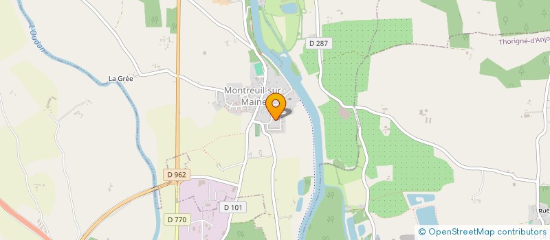 localisation de l'entreprise MONSIEUR ADRIEN DURAND  MONTREUIL-SUR-MAINE