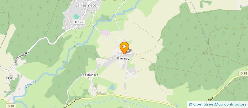 localisation de l'entreprise MONSIEUR ADRIEN DUROLLET à LA FERMETE