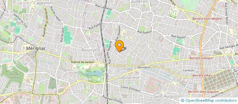 localisation de l'entreprise MONSIEUR ADRIEN DUVERGER  BORDEAUX