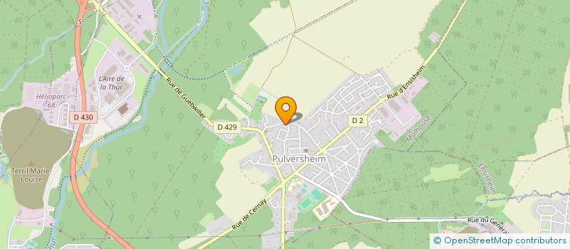 localisation de l'entreprise MONSIEUR ADRIEN ECKES  PULVERSHEIM