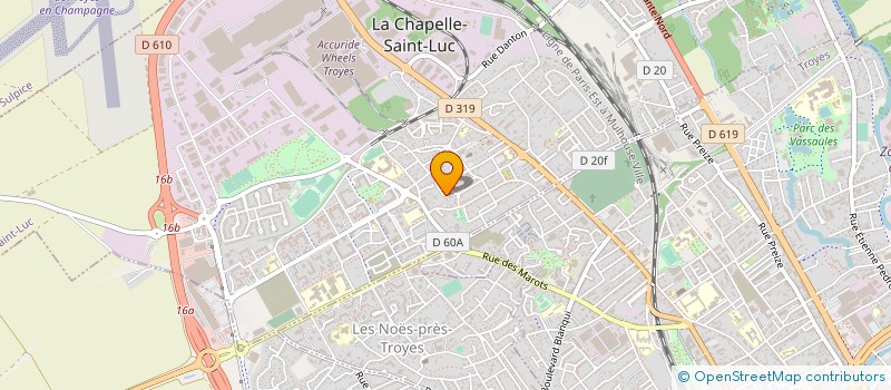 localisation de l'entreprise MONSIEUR ADRIEN ENNELIN à LA CHAPELLE-SAINT-LUC