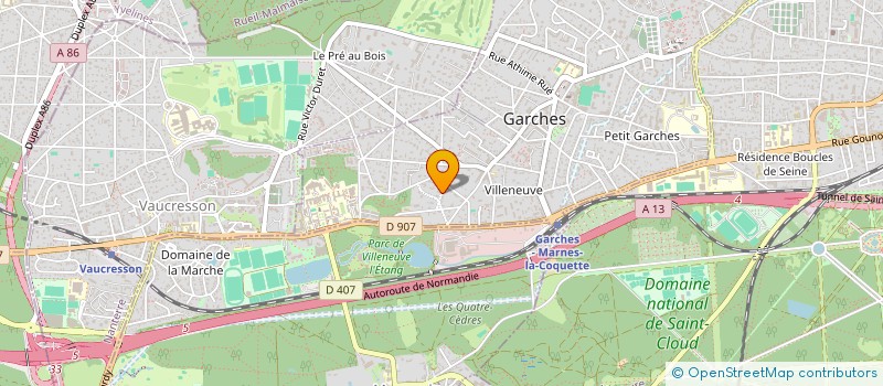 localisation de l'entreprise MONSIEUR ADRIEN ERRA à GARCHES