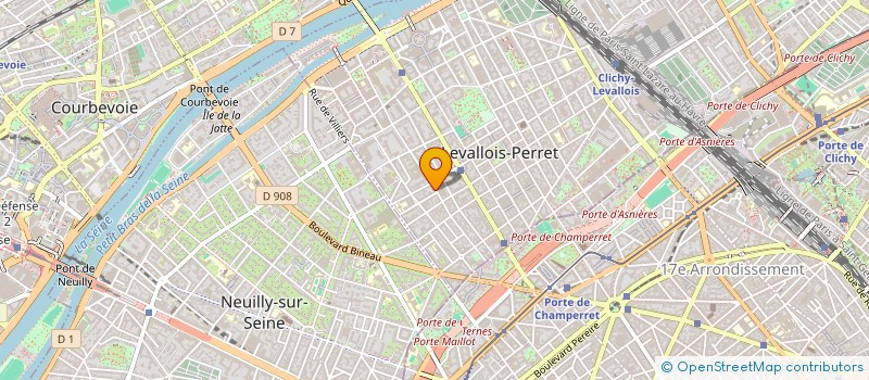 localisation de l'entreprise MONSIEUR ADRIEN ESCOBAR à LEVALLOIS-PERRET