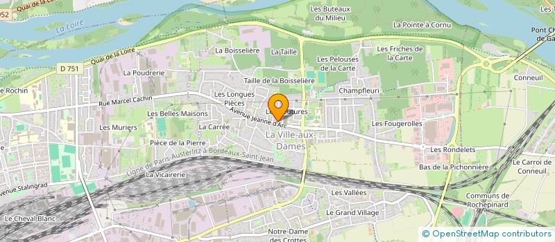 localisation de l'entreprise MONSIEUR ADRIEN ESTEVES MAIA  LA VILLE-AUX-DAMES