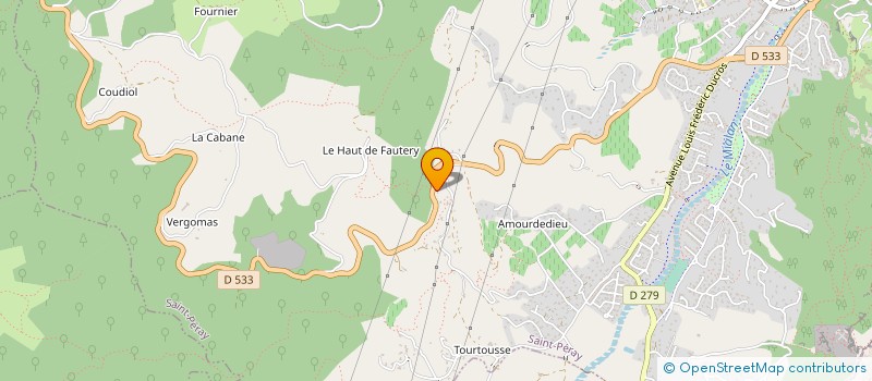 localisation de l'entreprise MONSIEUR ADRIEN EYRAUD à SAINT-PERAY