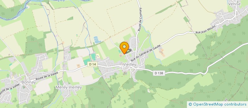 localisation de l'entreprise MONSIEUR ADRIEN FAIVRE PICON  VIEILLEY