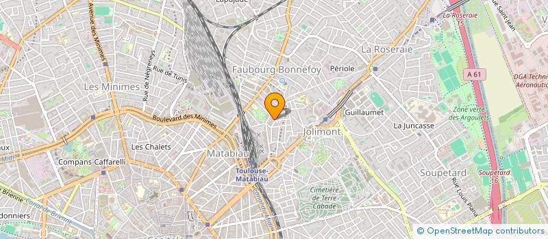 localisation de l'entreprise MONSIEUR ADRIEN FALCONNIER  TOULOUSE