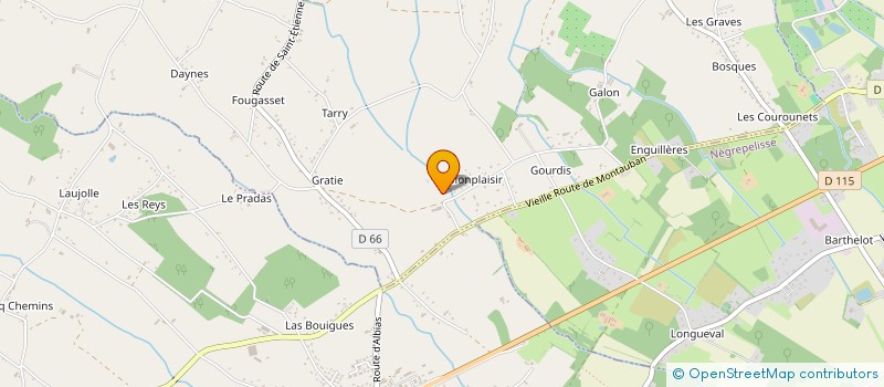 localisation de l'entreprise MONSIEUR ADRIEN FALESCHINI  ALBIAS