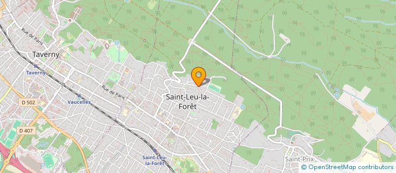 localisation de l'entreprise MONSIEUR ADRIEN FANCHETTE  SAINT-LEU-LA-FORET