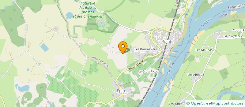 localisation de l'entreprise MONSIEUR ADRIEN FARDEAU à BOUCHEMAINE