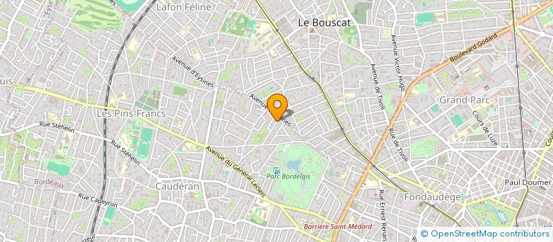 localisation de l'entreprise MONSIEUR ADRIEN FAUCHIER  BORDEAUX