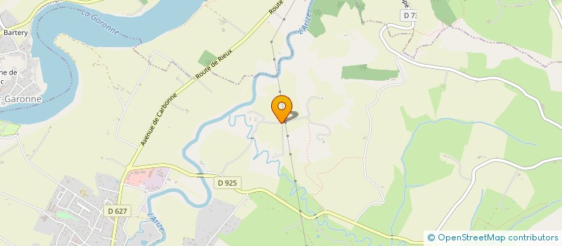 localisation de l'entreprise MONSIEUR ADRIEN FAUGERE  RIEUX-VOLVESTRE