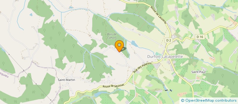 localisation de l'entreprise MONSIEUR ADRIEN FAVRE  DURFORT-LACAPELETTE