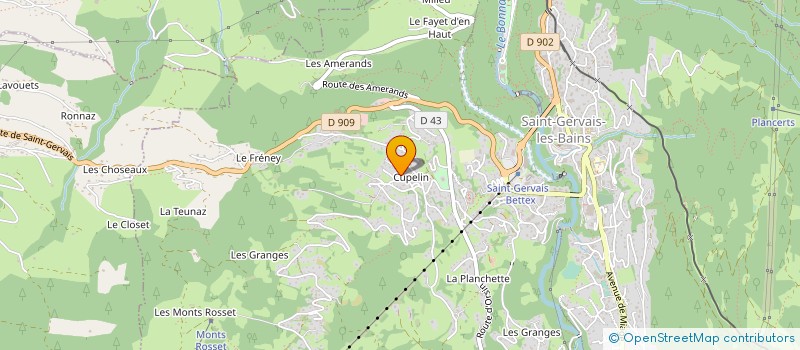 localisation de l'entreprise MONSIEUR ADRIEN FAVRET  SAINT-GERVAIS-LES-BAINS