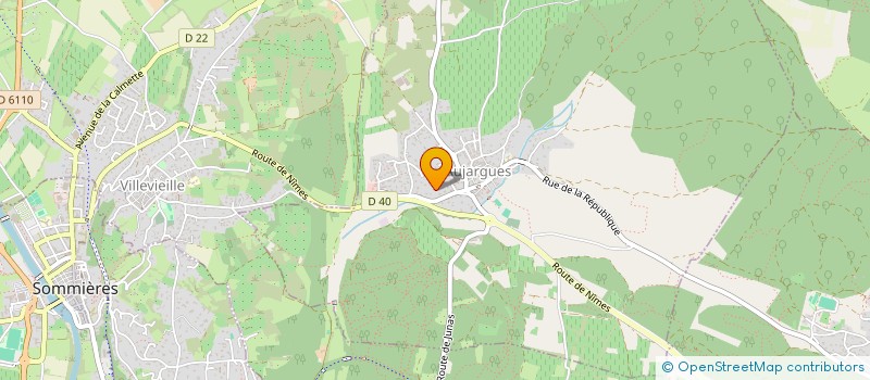 localisation de l'entreprise MONSIEUR ADRIEN FAYON  AUJARGUES