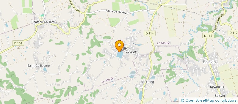 localisation de l'entreprise MONSIEUR ADRIEN FAZER à LE MOULE