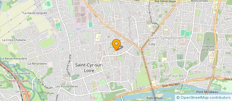 localisation de l'entreprise MONSIEUR ADRIEN FELLER  SAINT-CYR-SUR-LOIRE