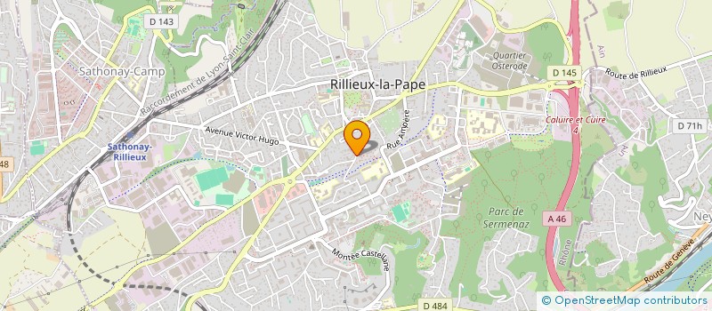 localisation de l'entreprise MONSIEUR ADRIEN FERRARI  RILLIEUX-LA-PAPE