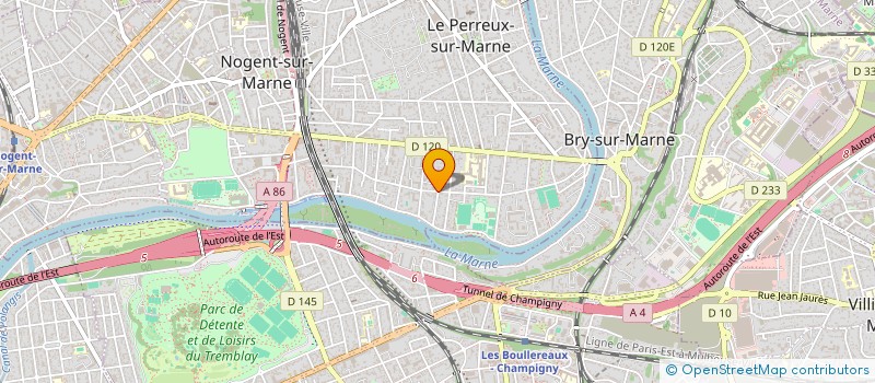 localisation de l'entreprise MONSIEUR ADRIEN FERREIRA  LE PERREUX-SUR-MARNE