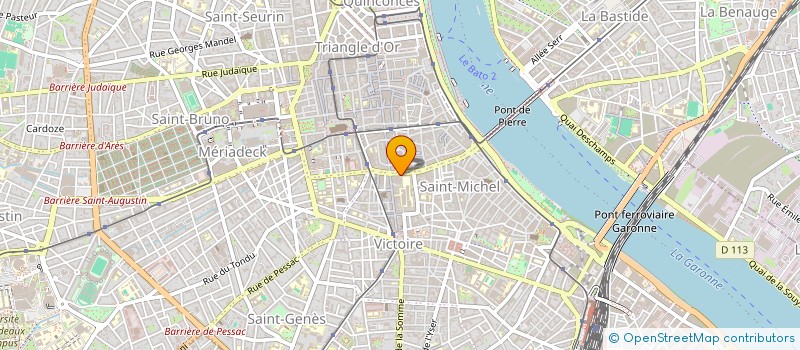 localisation de l'entreprise MONSIEUR ADRIEN FERREIRA  BORDEAUX