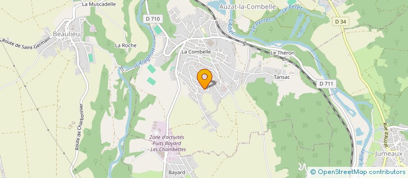 localisation de l'entreprise MONSIEUR ADRIEN FERREIRA  CHARBONNIER-LES-MINES