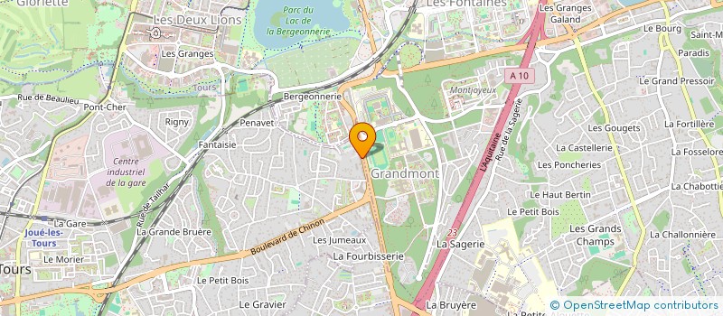 localisation de l'entreprise MONSIEUR ADRIEN FERREIRA  JOUE-LES-TOURS