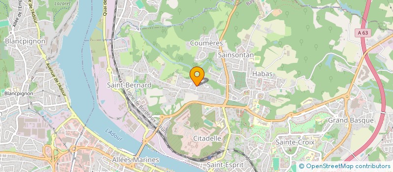 localisation de l'entreprise MONSIEUR ADRIEN FERREIRA DA SILVA à BAYONNE