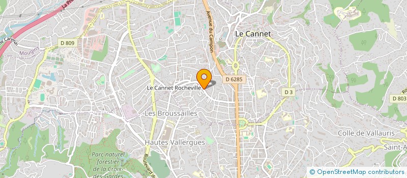 localisation de l'entreprise MONSIEUR ADRIEN FERRI à LE CANNET