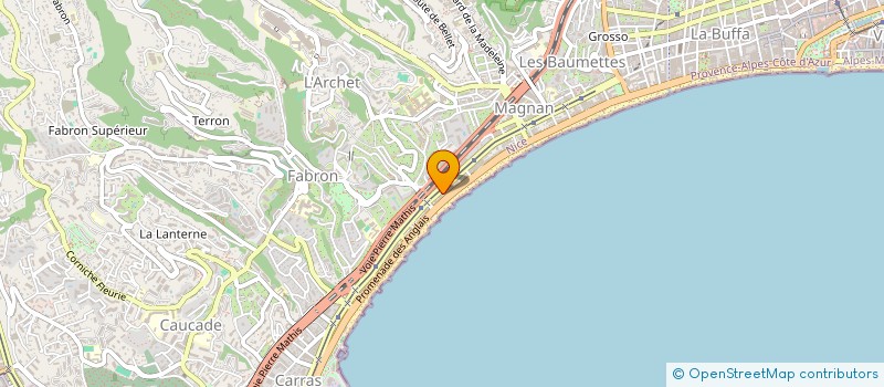 localisation de l'entreprise MONSIEUR ADRIEN FERRONI  NICE