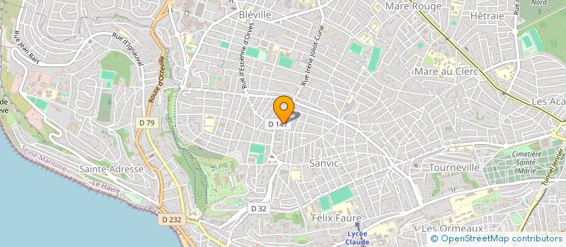 localisation de l'entreprise MONSIEUR ADRIEN FICHOU  LE HAVRE