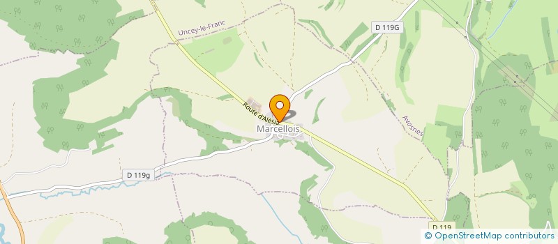 localisation de l'entreprise MONSIEUR ADRIEN FINOT  MARCELLOIS