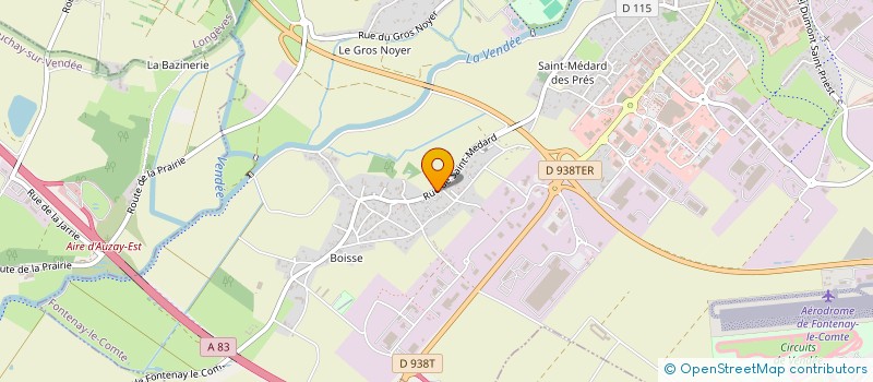 localisation de l'entreprise MONSIEUR ADRIEN FLEURIAU  FONTENAY-LE-COMTE