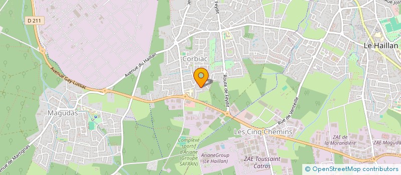 localisation de l'entreprise MONSIEUR ADRIEN FONTAINE  SAINT-MEDARD-EN-JALLES