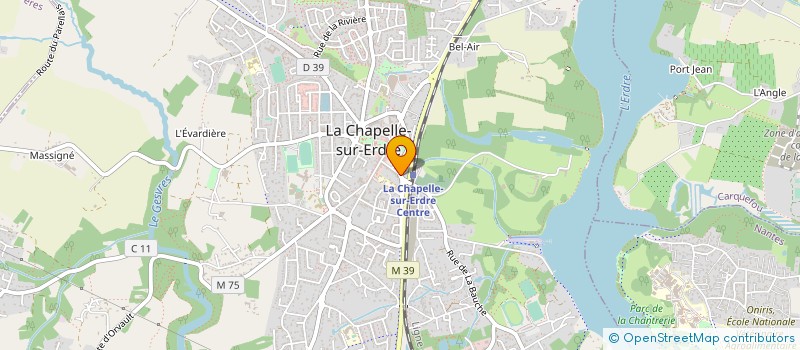 localisation de l'entreprise MONSIEUR ADRIEN FONTAINE  LA CHAPELLE-SUR-ERDRE