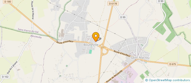 localisation de l'entreprise MONSIEUR ADRIEN FONTAINE  BOULLEVILLE