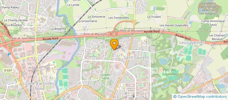 localisation de l'entreprise MONSIEUR ADRIEN FONTAINE  RENNES