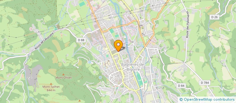 localisation de l'entreprise MONSIEUR ADRIEN FORGUES  BAGNERES-DE-BIGORRE