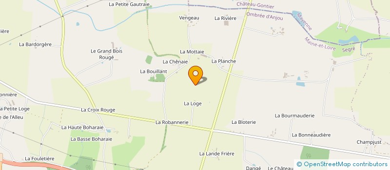 localisation de l'entreprise MONSIEUR ADRIEN FOUASSIER à OMBREE D'ANJOU