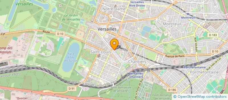 localisation de l'entreprise MONSIEUR ADRIEN FOUILLOUX à VERSAILLES