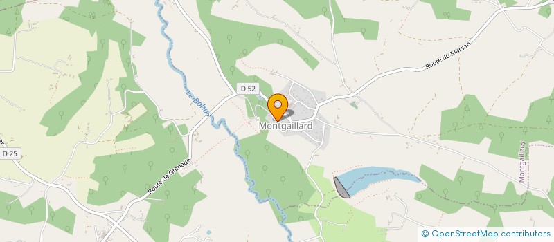 localisation de l'entreprise MONSIEUR ADRIEN FOULON  MONTGAILLARD