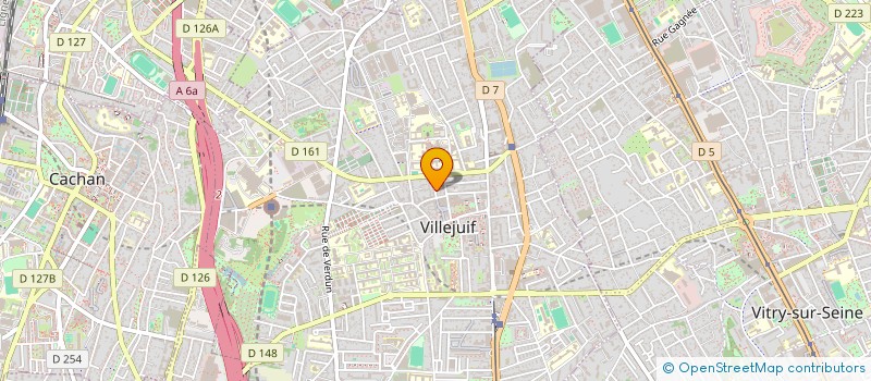localisation de l'entreprise MONSIEUR ADRIEN FOURCADE à VILLEJUIF