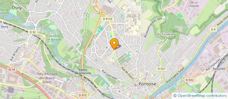 localisation de l'entreprise MONSIEUR ADRIEN FRANCOIS  PONTOISE